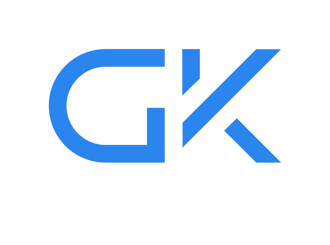 g&k performance logo blau